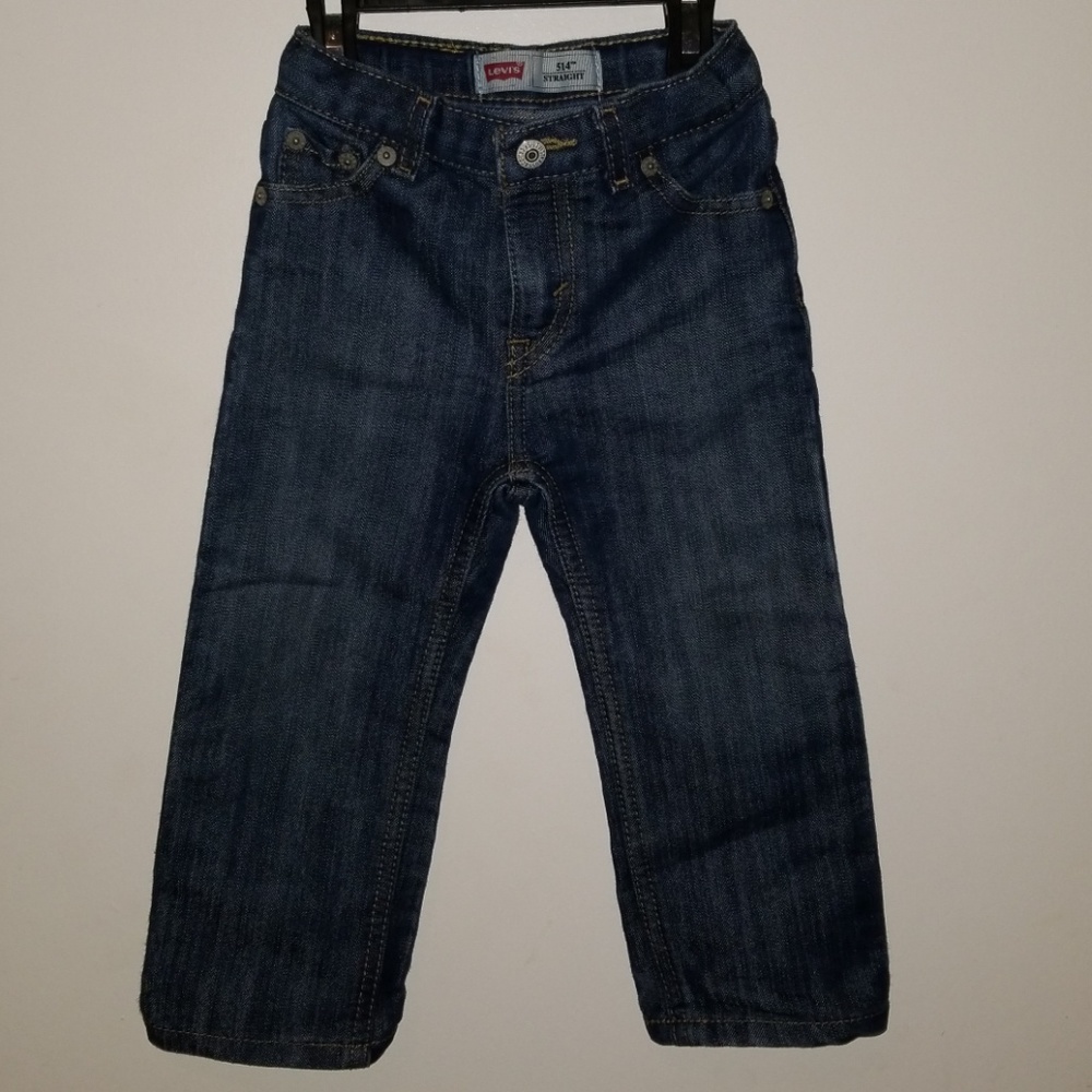 Levi's 514 Straight size 24months Dark glare wash